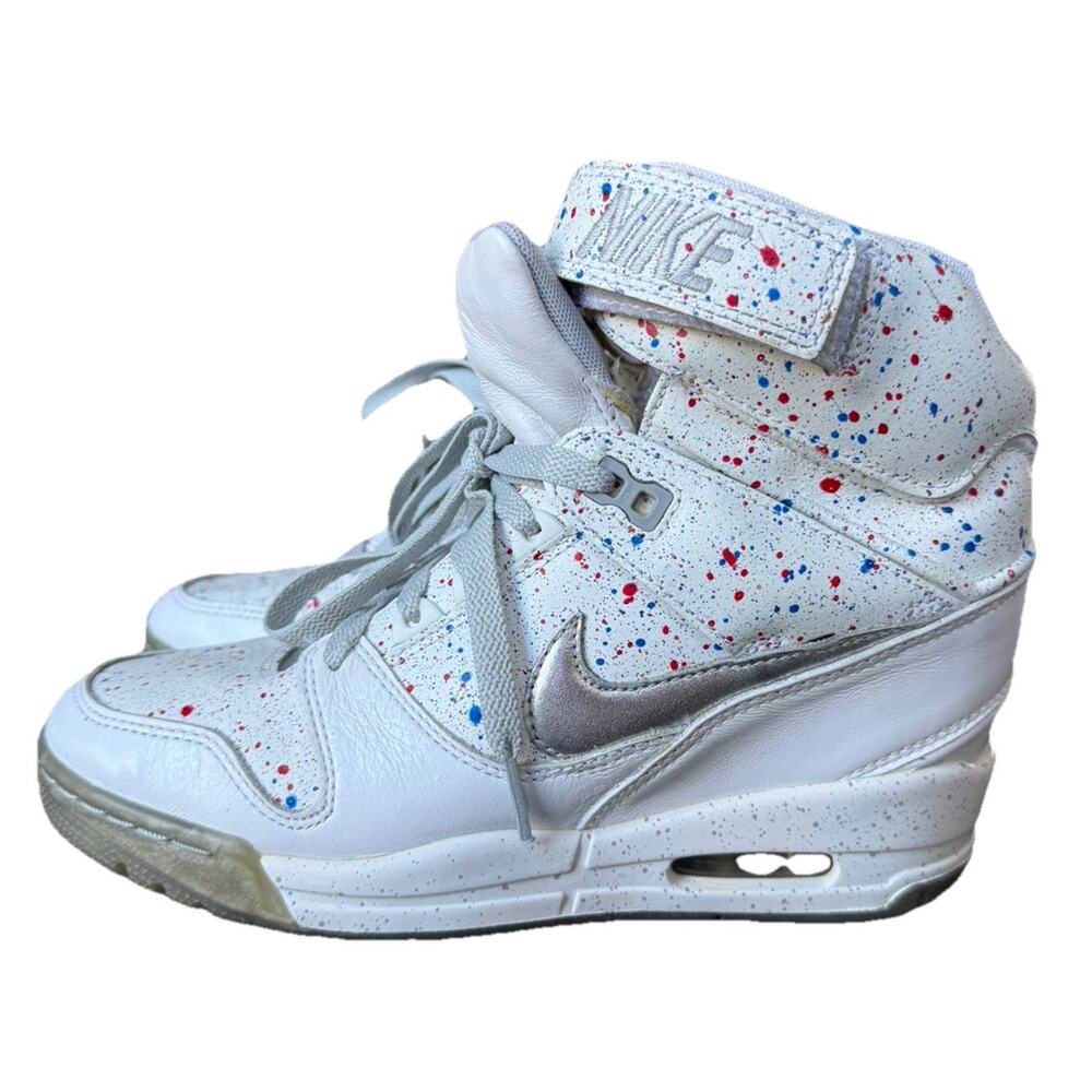 Nike Dunk Sky Hi Paris City Pack Hidden Wedge Sneaker 633525-100 Women’s 7.5